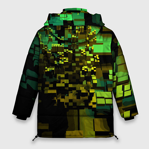 Женская зимняя куртка Minecraft, pattern 2022 / 3D-Черный – фото 2