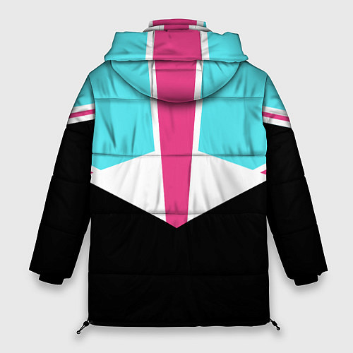 Женская зимняя куртка Ретро 90-х / 3D-Черный – фото 2