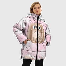 Куртка зимняя женская Большой забавный заяц, цвет: 3D-светло-серый — фото 2