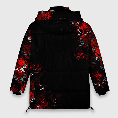 Женская зимняя куртка КИБЕРПАНК 2077 SAMURAI CYBERPUNK 2077 / 3D-Черный – фото 2