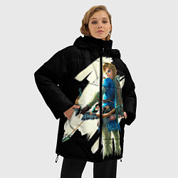 Куртка зимняя женская Линк с луком, цвет: 3D-черный — фото 2