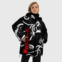 Куртка зимняя женская DRAKEN TATTOO WHITE ТОСВА, цвет: 3D-черный — фото 2