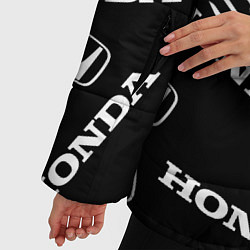 Куртка зимняя женская Honda sport pattern, цвет: 3D-светло-серый — фото 2