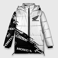 Куртка зимняя женская Honda sport pattern, цвет: 3D-светло-серый