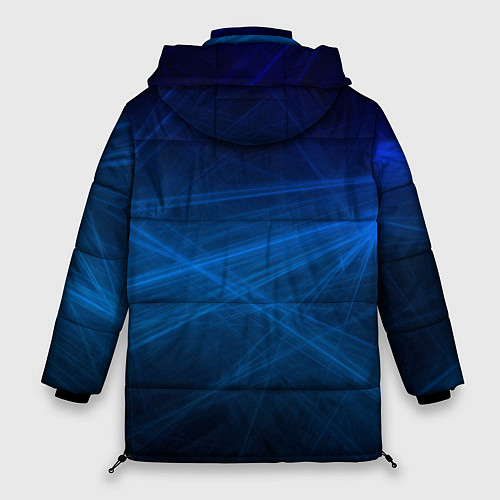 Женская зимняя куртка Honda - Blue / 3D-Черный – фото 2