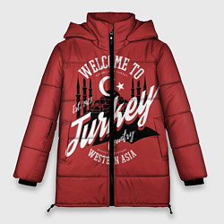 Куртка зимняя женская Турция - Turkey, цвет: 3D-красный