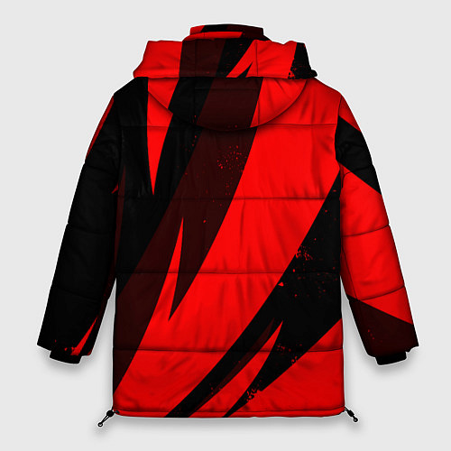 Женская зимняя куртка HONDA RED ХОНДА КРАСНЫЙ / 3D-Черный – фото 2