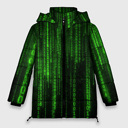Куртка зимняя женская Бегущий по коду, цвет: 3D-черный