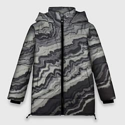 Куртка зимняя женская Fashion vanguard pattern 2099, цвет: 3D-черный