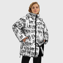 Куртка зимняя женская DEAD INSIDE 1000-7, цвет: 3D-черный — фото 2