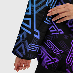 Куртка зимняя женская STI NEON PATTERN, цвет: 3D-черный — фото 2