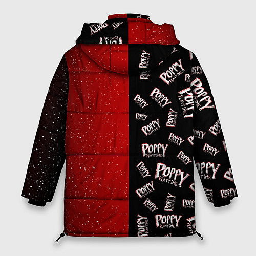 Женская зимняя куртка Poppy Playtime Half Pattern Half Face / 3D-Черный – фото 2