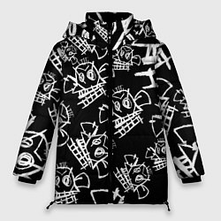 Куртка зимняя женская JINX PATTERN ДЖИНКС, цвет: 3D-светло-серый