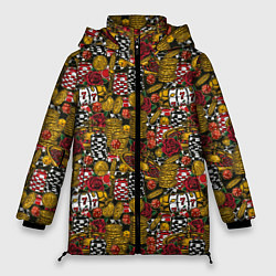 Куртка зимняя женская Игорный Дом Казино, цвет: 3D-светло-серый