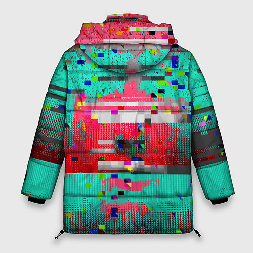 Женская зимняя куртка Fashion glitch 2088 / 3D-Черный – фото 2