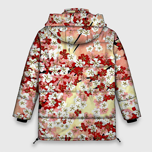 Женская зимняя куртка Цветущая весна / 3D-Черный – фото 2