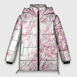 Женская зимняя куртка Розовое цветение