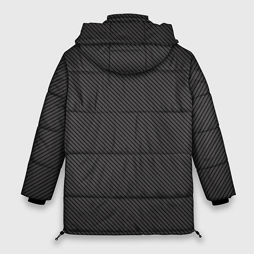 Женская зимняя куртка Mercedes карбоновые полосы / 3D-Черный – фото 2