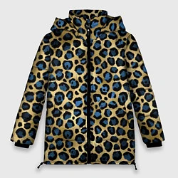 Куртка зимняя женская Стиль леопарда шкура леопарда, цвет: 3D-светло-серый