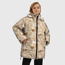 Куртка зимняя женская Пивбар, цвет: 3D-светло-серый — фото 2