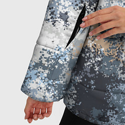 Куртка зимняя женская Камуфляж Василиск Горы, цвет: 3D-черный — фото 2