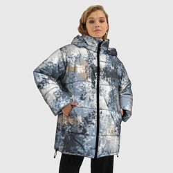 Куртка зимняя женская Камуфляж Василиск Горы, цвет: 3D-черный — фото 2