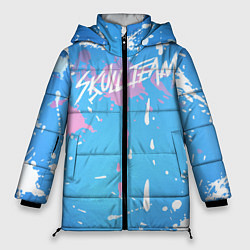 Куртка зимняя женская Кляксы Skull Team, цвет: 3D-светло-серый