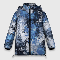 Женская зимняя куртка Спортивный камуфляж Пикси - Черника