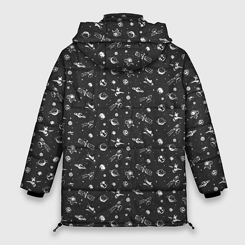 Женская зимняя куртка SPACE / 3D-Черный – фото 2