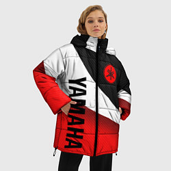 Куртка зимняя женская ЯМАХА - СПОРТИВНЫЙ КАРБОН, цвет: 3D-черный — фото 2
