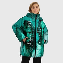 Куртка зимняя женская Placebo - turquoise, цвет: 3D-черный — фото 2
