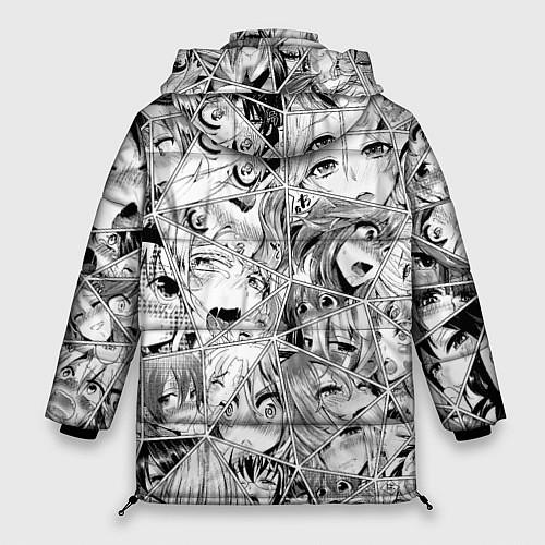 Женская зимняя куртка Manga Ahegao 2 0 / 3D-Черный – фото 2