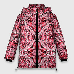 Куртка зимняя женская Хрустальный Калейдоскоп, цвет: 3D-светло-серый