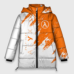 Куртка зимняя женская Half-life texture, цвет: 3D-светло-серый