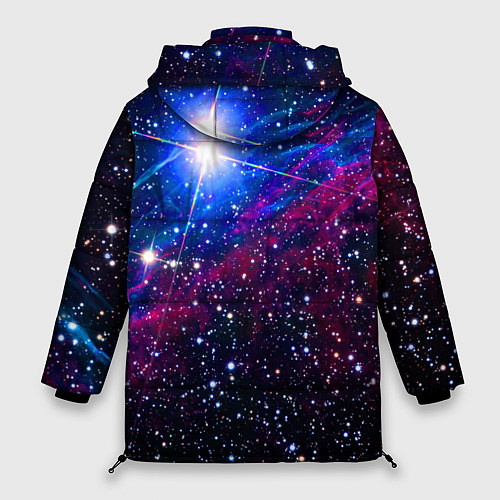 Женская зимняя куртка Открытый космос Star Neon / 3D-Черный – фото 2