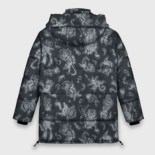 Женская зимняя куртка Морские Котики: Черный / 3D-Черный – фото 2