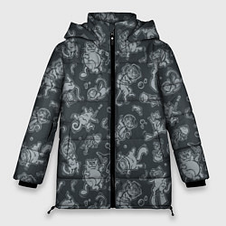 Куртка зимняя женская Морские Котики: Черный, цвет: 3D-черный