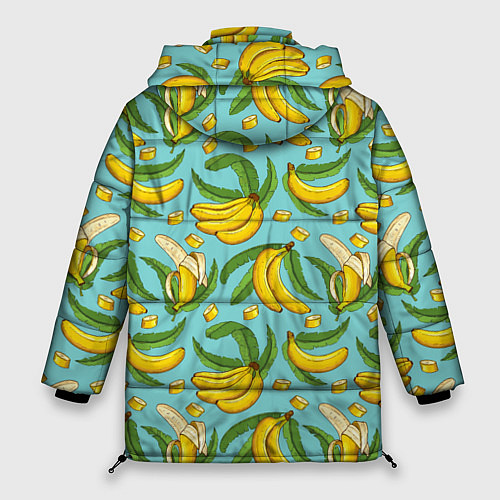 Женская зимняя куртка Banana pattern Summer Fashion 2022 / 3D-Красный – фото 2