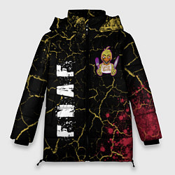 Куртка зимняя женская FIVE NIGHTS AT FREDDYS - ЧИКА Краска, цвет: 3D-черный