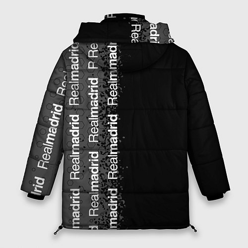 Женская зимняя куртка РЕАЛ МАДРИД Краска / 3D-Черный – фото 2