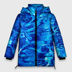 Куртка зимняя женская Vanguard abstraction Water, цвет: 3D-светло-серый