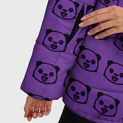 Куртка зимняя женская Purple Panda, цвет: 3D-черный — фото 2