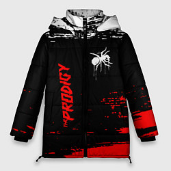 Куртка зимняя женская The prodigy : дарование, цвет: 3D-красный
