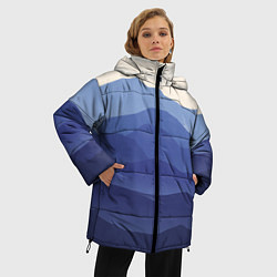 Куртка зимняя женская Нежность Природа, цвет: 3D-светло-серый — фото 2