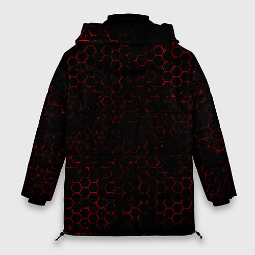 Женская зимняя куртка SUZUKI Suzuki Графика / 3D-Черный – фото 2