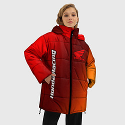 Куртка зимняя женская HONDA RACING, цвет: 3D-черный — фото 2