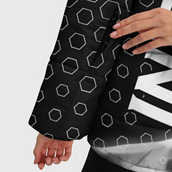 Куртка зимняя женская INTER Football Пламя, цвет: 3D-черный — фото 2