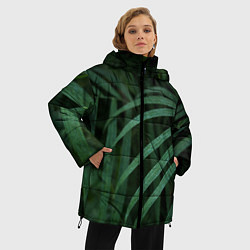 Куртка зимняя женская Камуфляж-тропики, цвет: 3D-светло-серый — фото 2