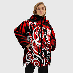 Куртка зимняя женская ТОКИЙСКИЕ МСТИТЕЛИ МАНГА, цвет: 3D-черный — фото 2