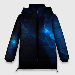 Куртка зимняя женская Звезды сквозь облака, цвет: 3D-светло-серый